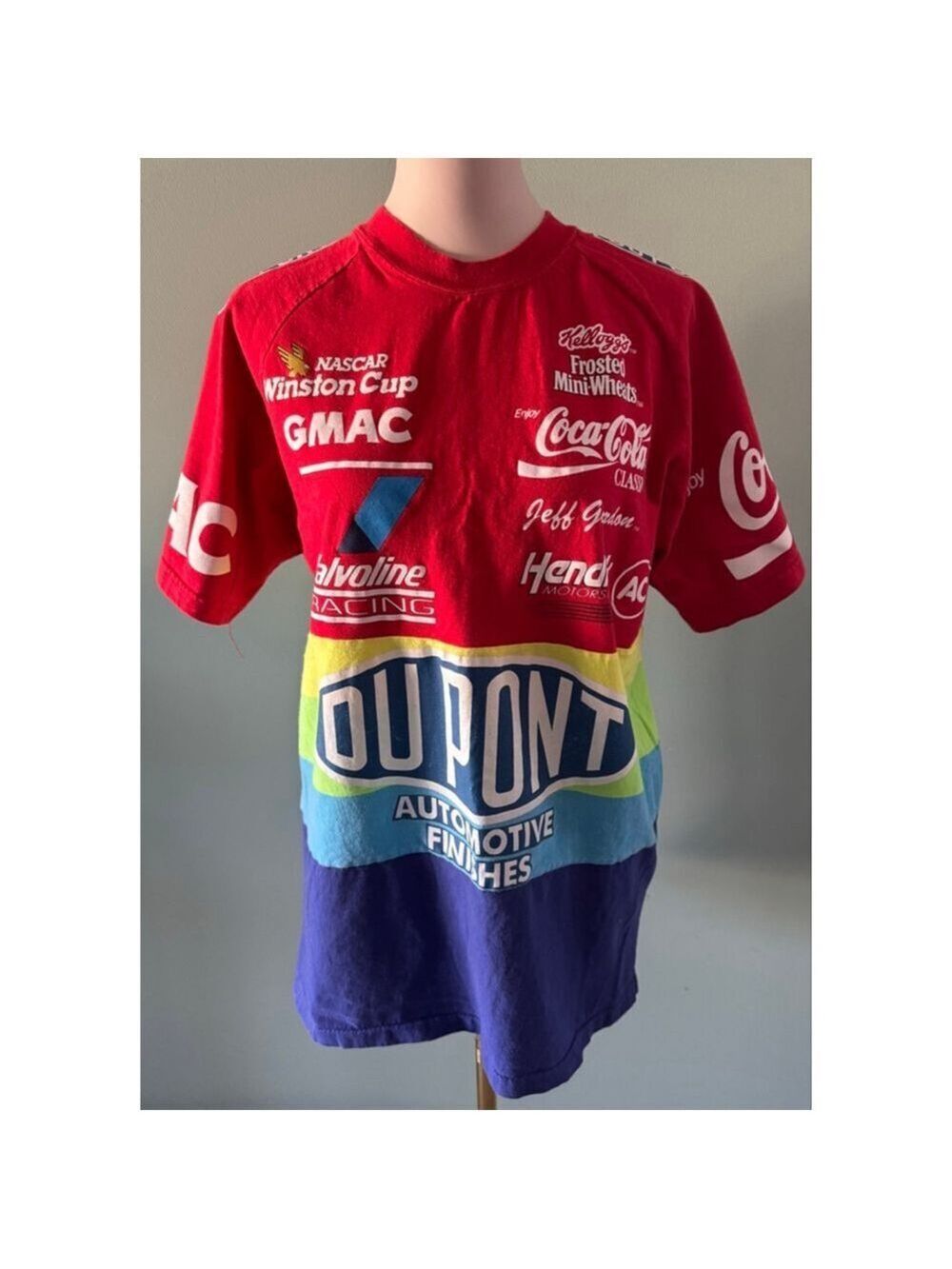 Men's Motorsport Traditions Red Multi-color NASCAR Short Sleeve Tee M